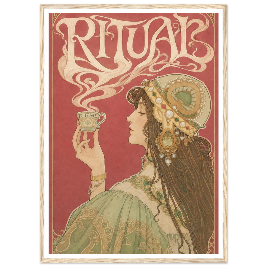 RITUAL, wooden frame, wood frame