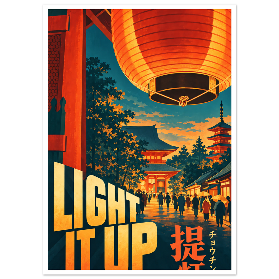 LIGHT IT UP, print only