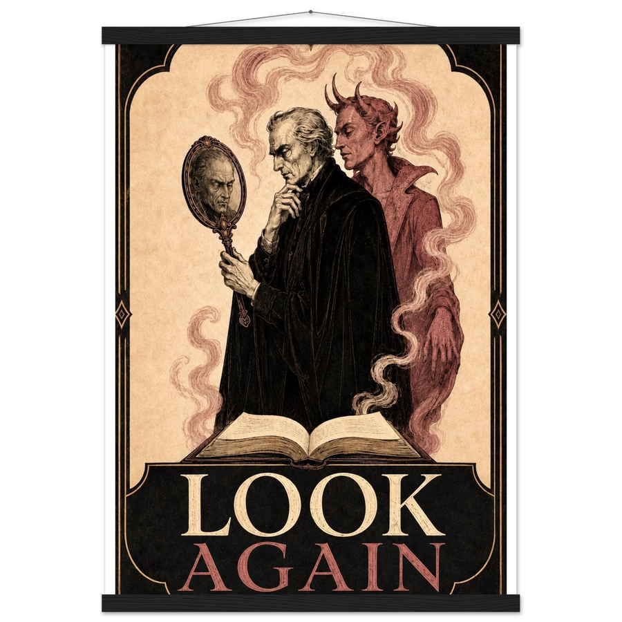 LOOK AGAIN 2.0, magnetic hanger, black wall hanger