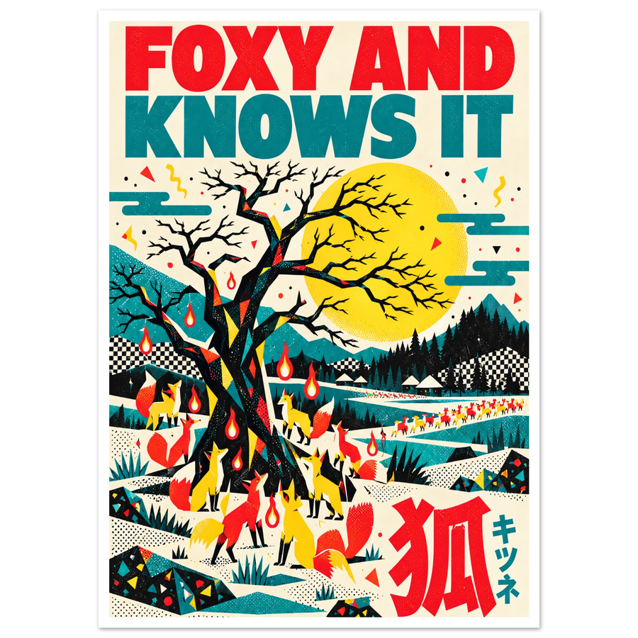 FOXY AND KNOWS IT, print only
