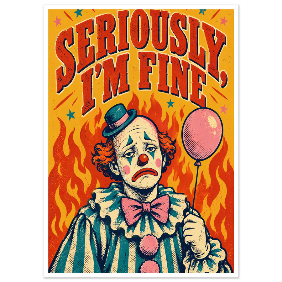 SERIOUSLY, I'M FINE, print only
