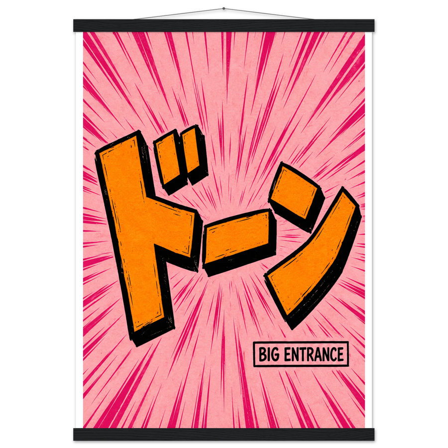 BIG ENTRANCE, magnetic hanger, black wall hanger