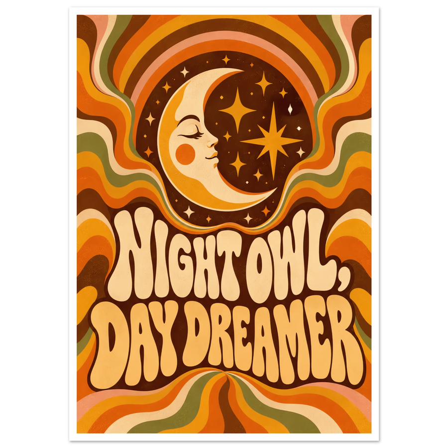 NIGHT OWL, DAY DREAMER, print only