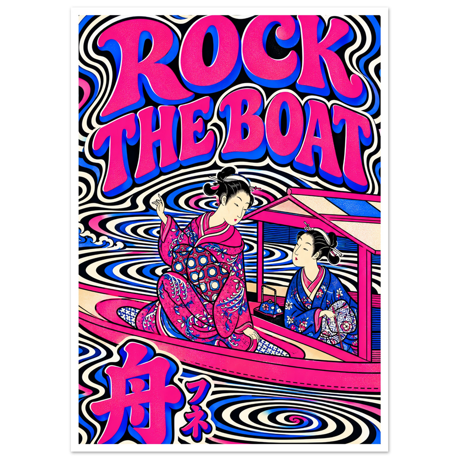 ROCK THE BOAT, print only