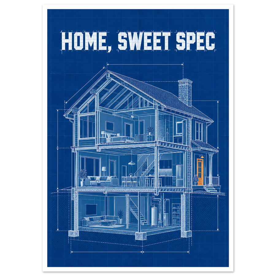 HOME, SWEET SPEC, print only