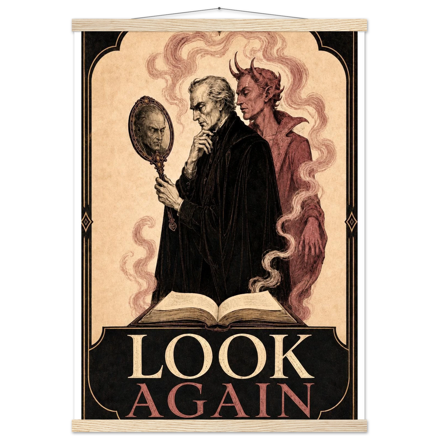 LOOK AGAIN 2.0, magnetic hanger, natural wood wall hanger