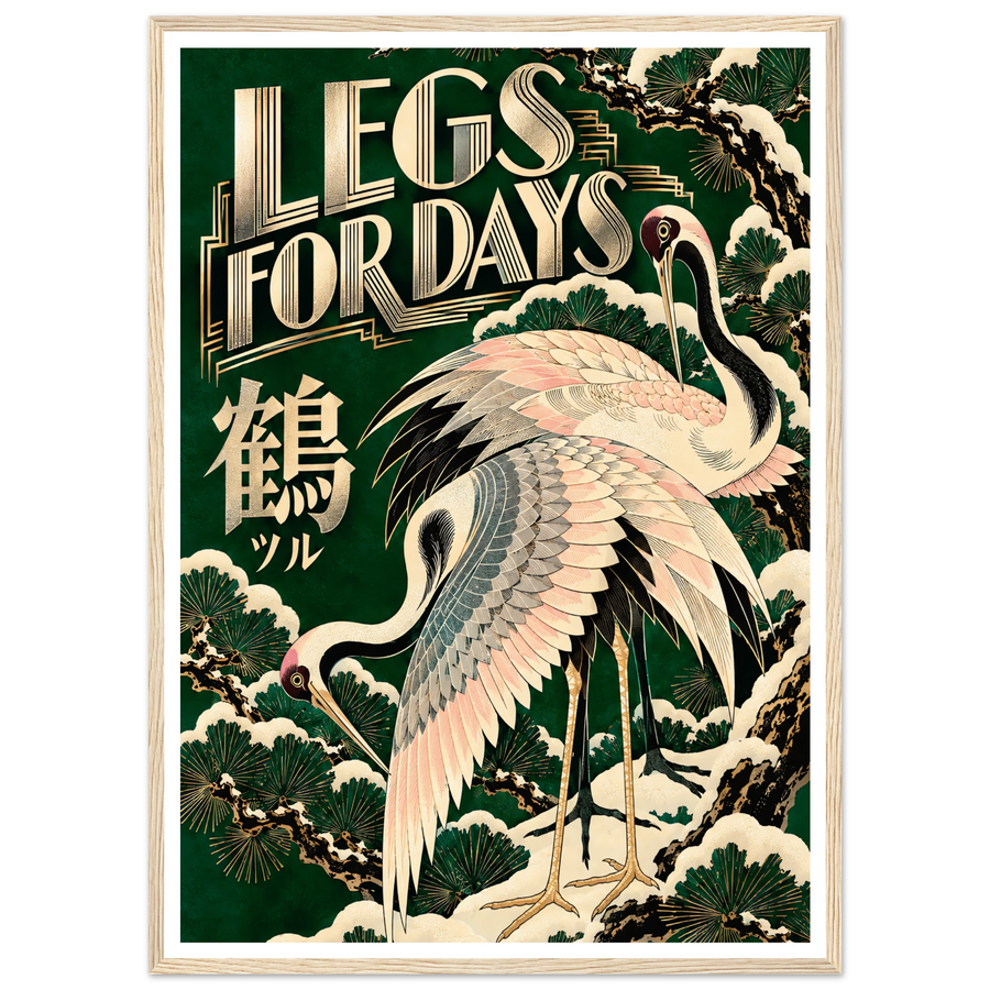 LEGS FOR DAYS, wooden frame, wood frame