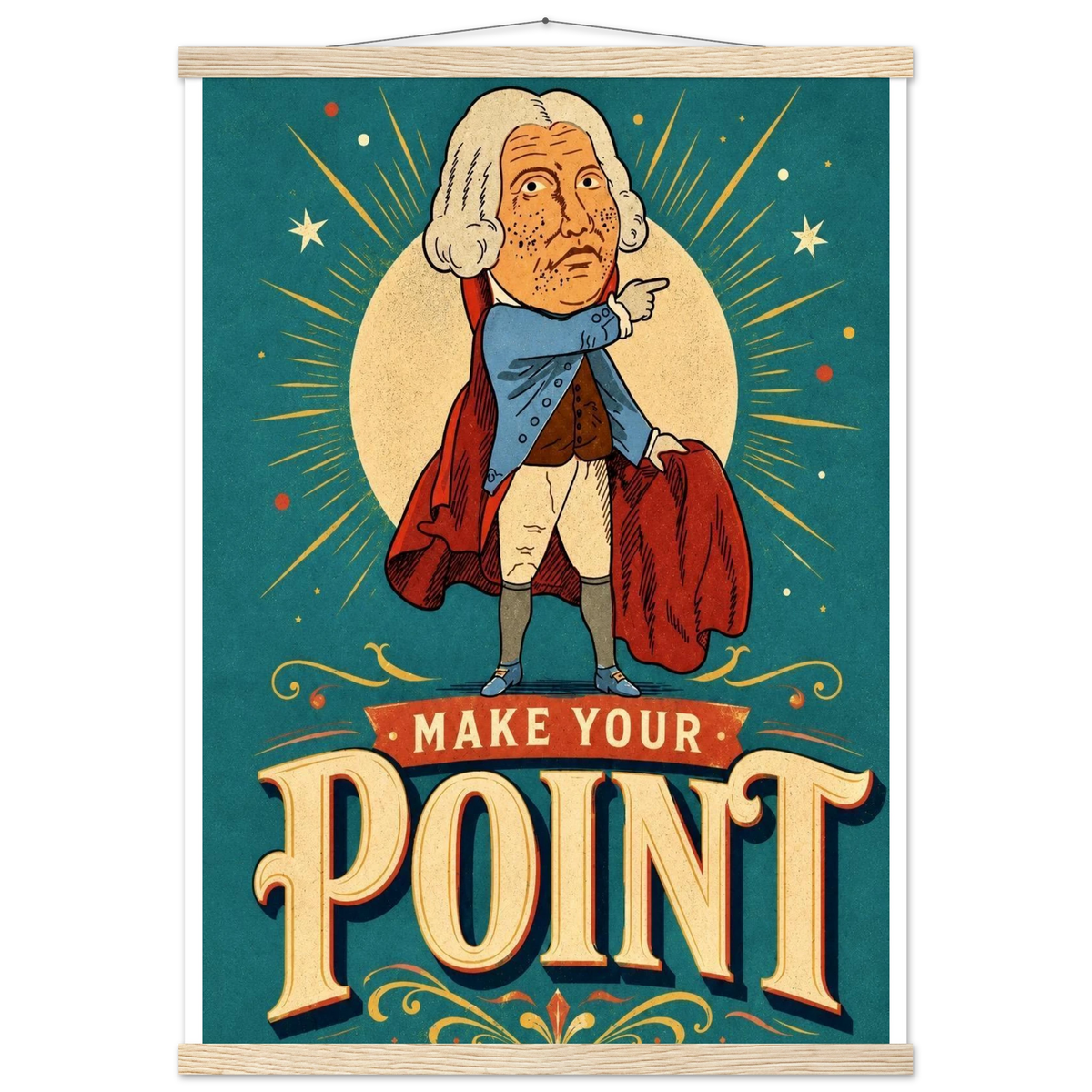 MAKE YOUR POINT art print, image 1