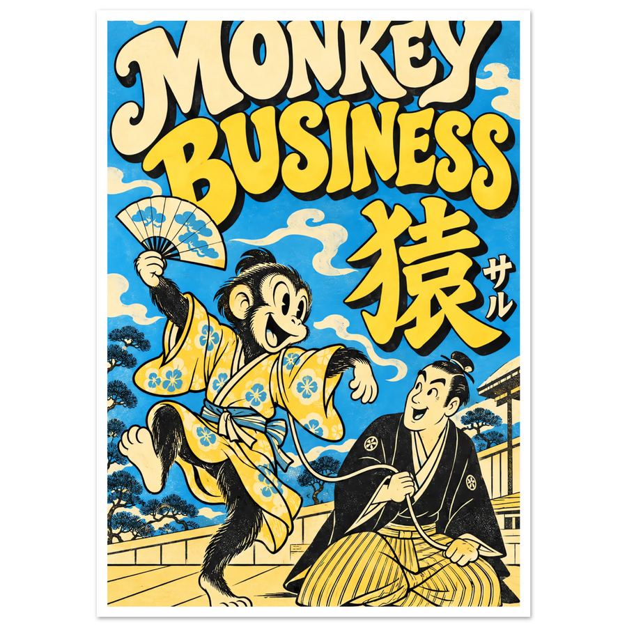 MONKEY BUSINESS, print only