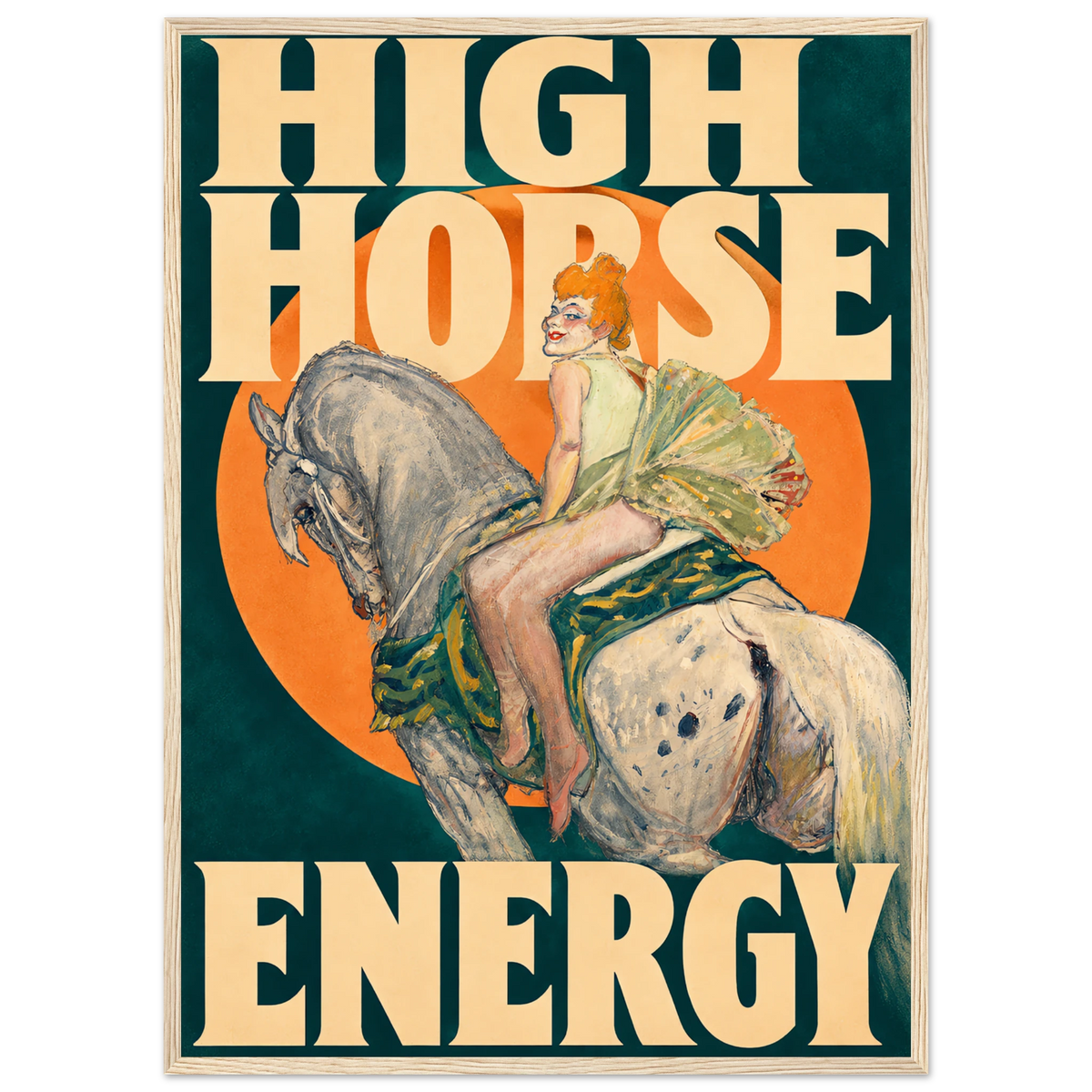 HIGH HORSE ENERGY art print, image 1