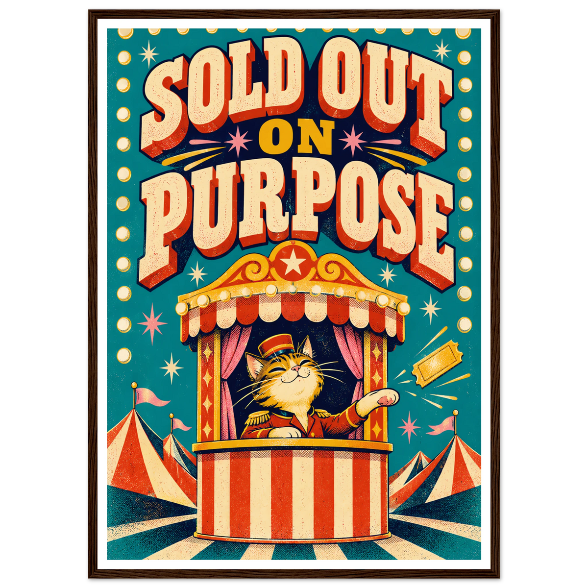 SOLD OUT ON PURPOSE art print, image 1
