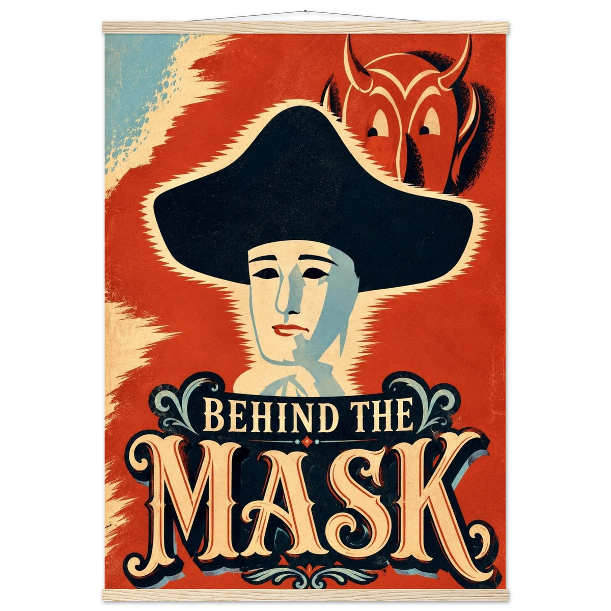 BEHIND THE MASK art print, image 2