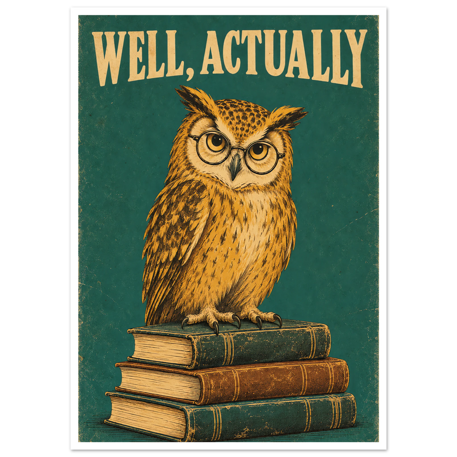 WELL, ACTUALLY, print only