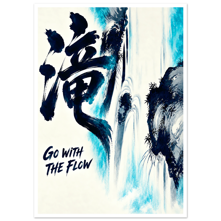 GO WITH THE FLOW, print only