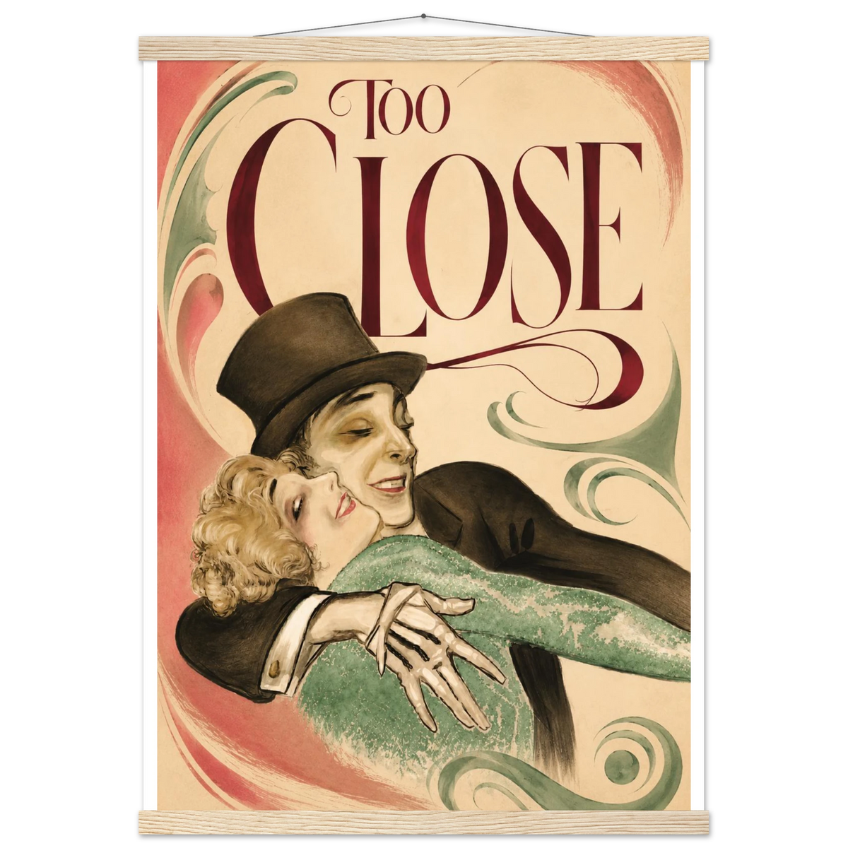 TOO CLOSE art print, image 1