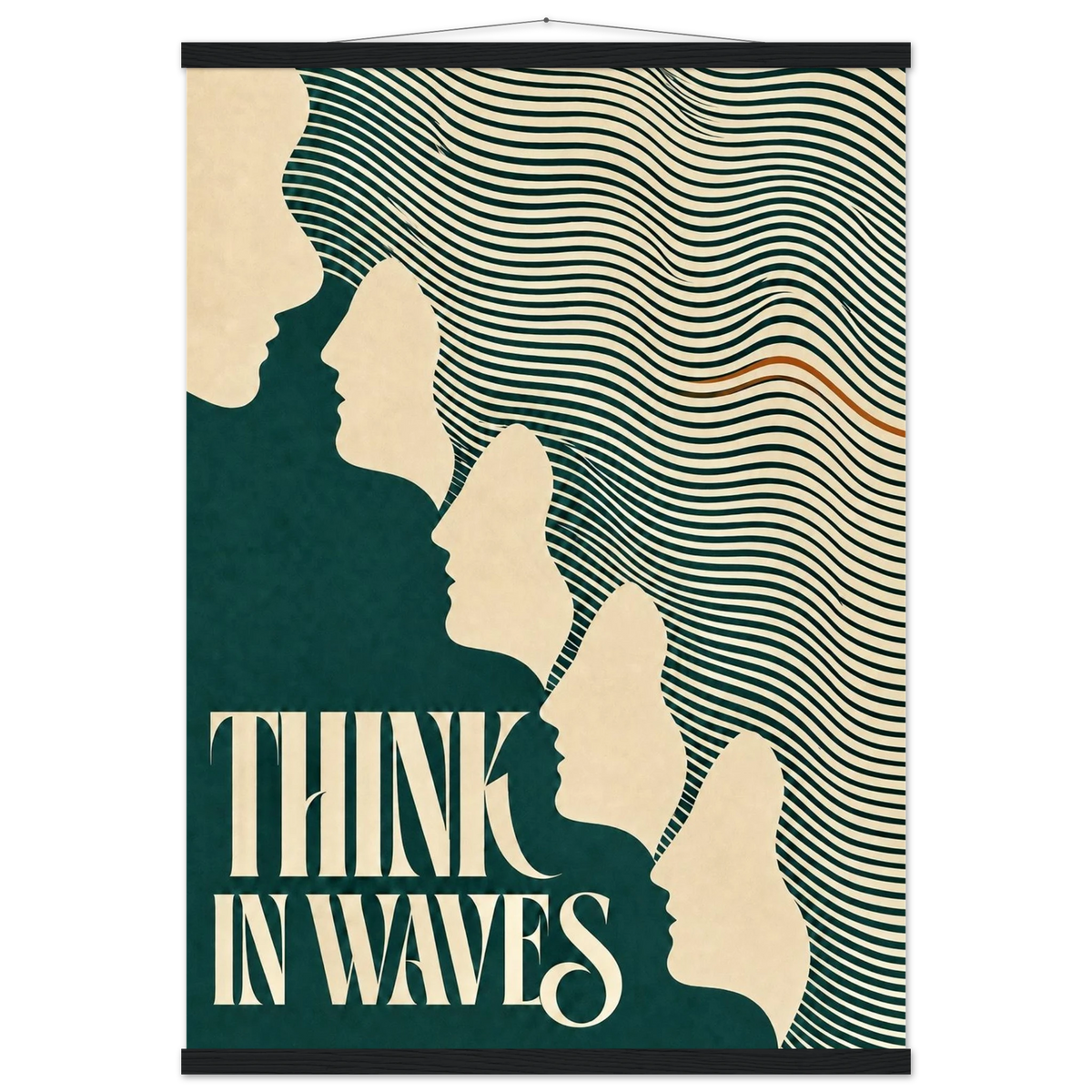 THINK IN WAVES art print, image 5