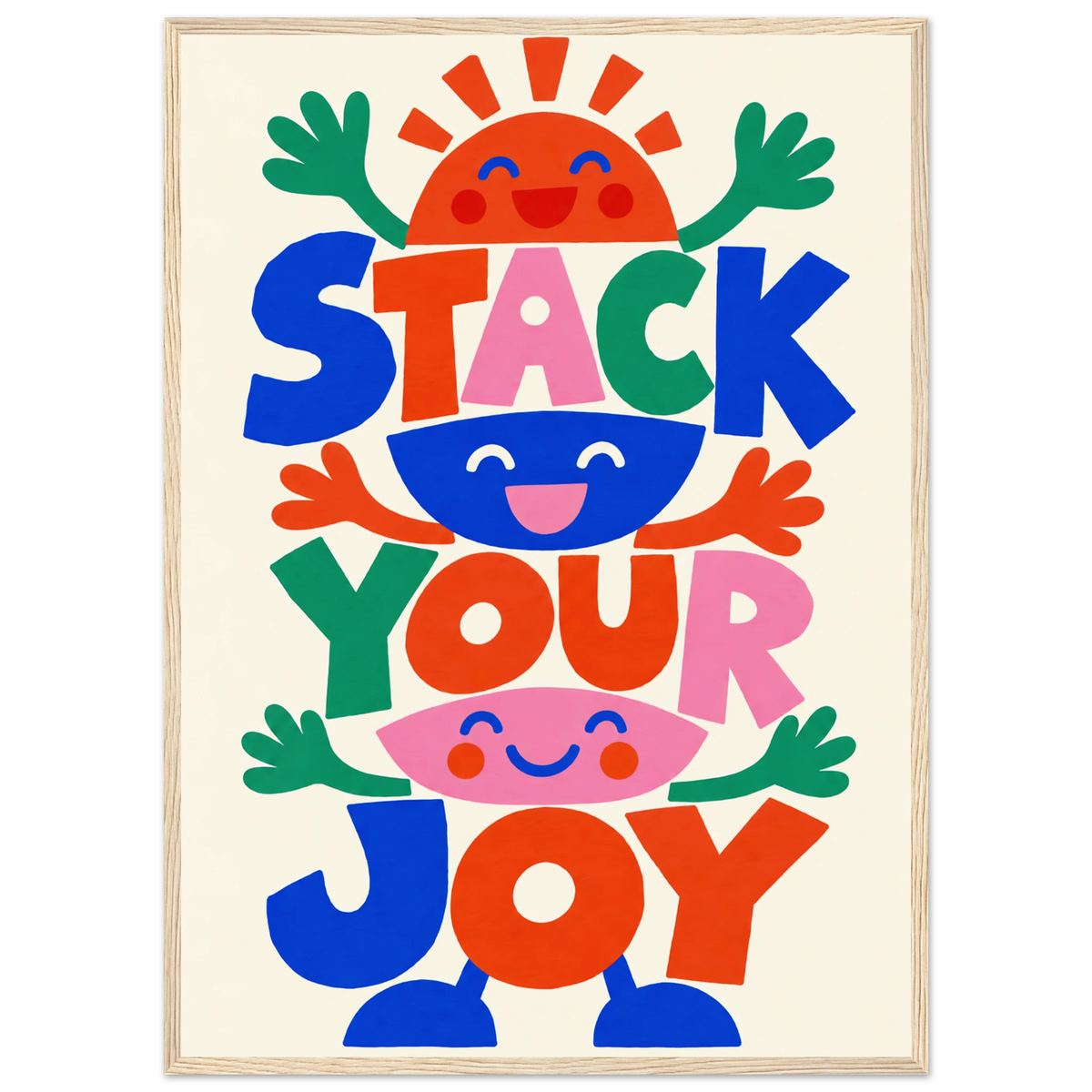 STACK YOUR JOY art print, image 1