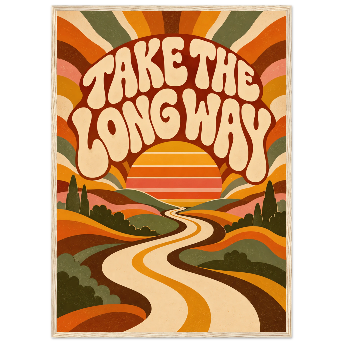 TAKE THE LONG WAY art print, image 1