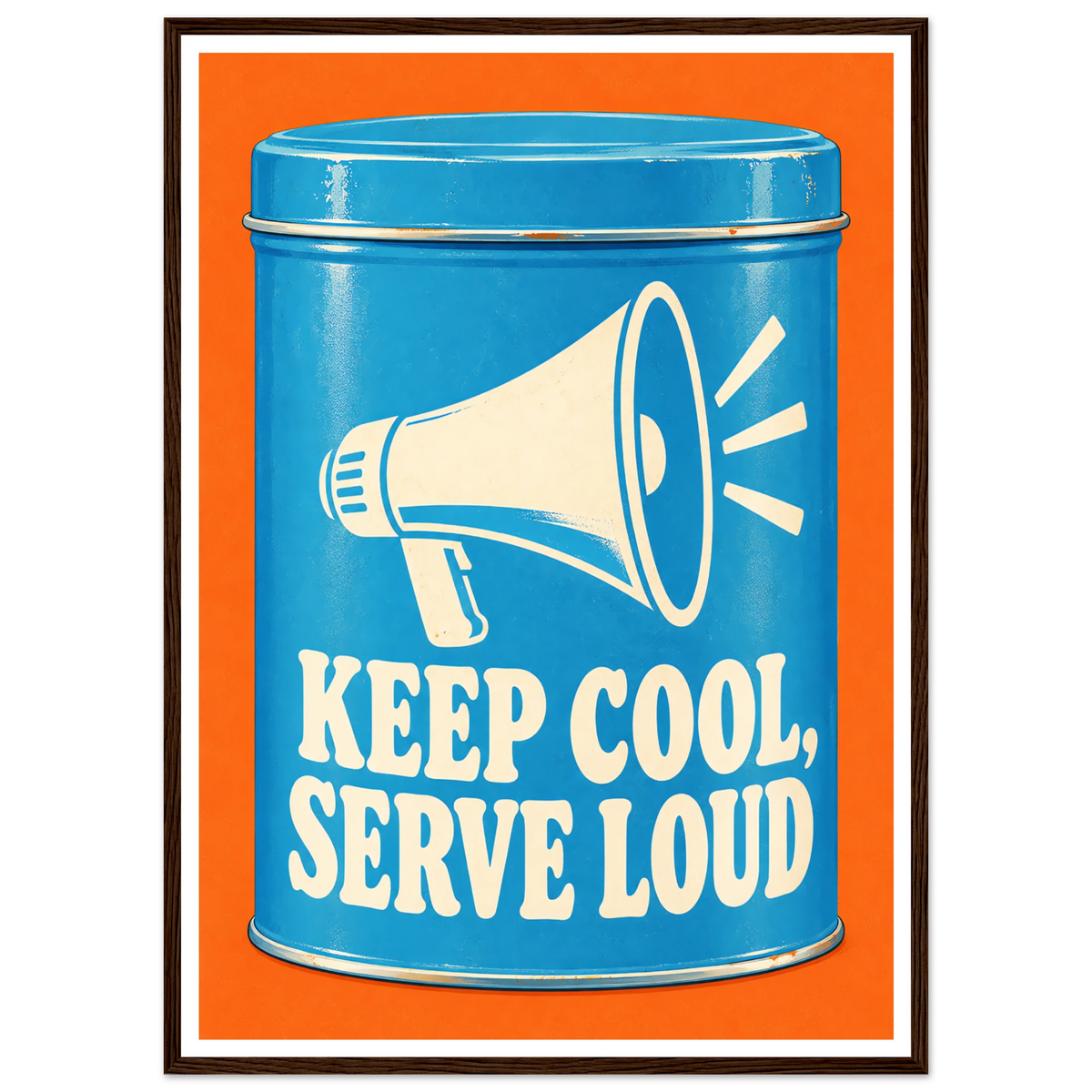 KEEP COOL, SERVE LOUD art print, image 1
