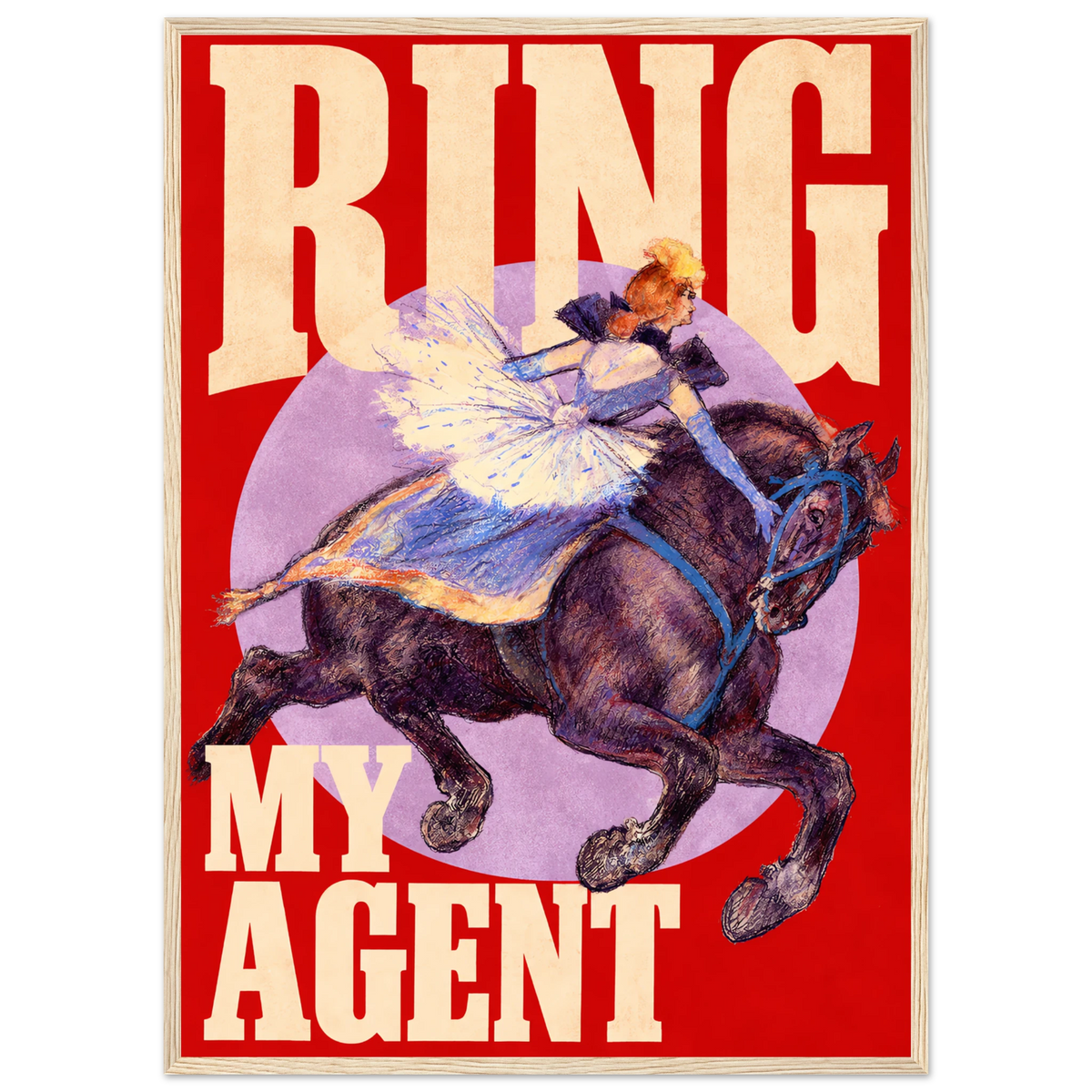 RING MY AGENT art print, image 1