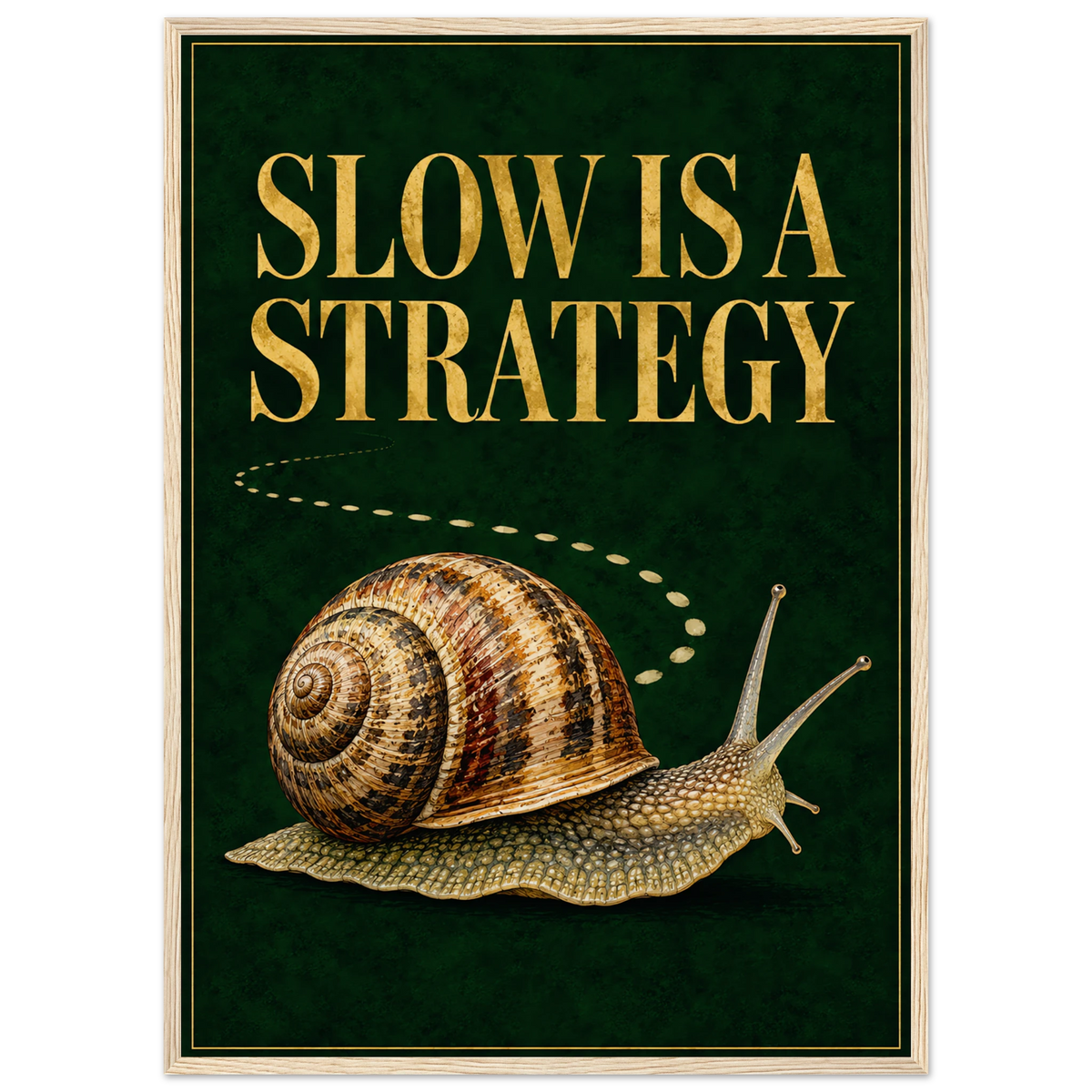 SLOW IS A STRATEGY art print, image 1