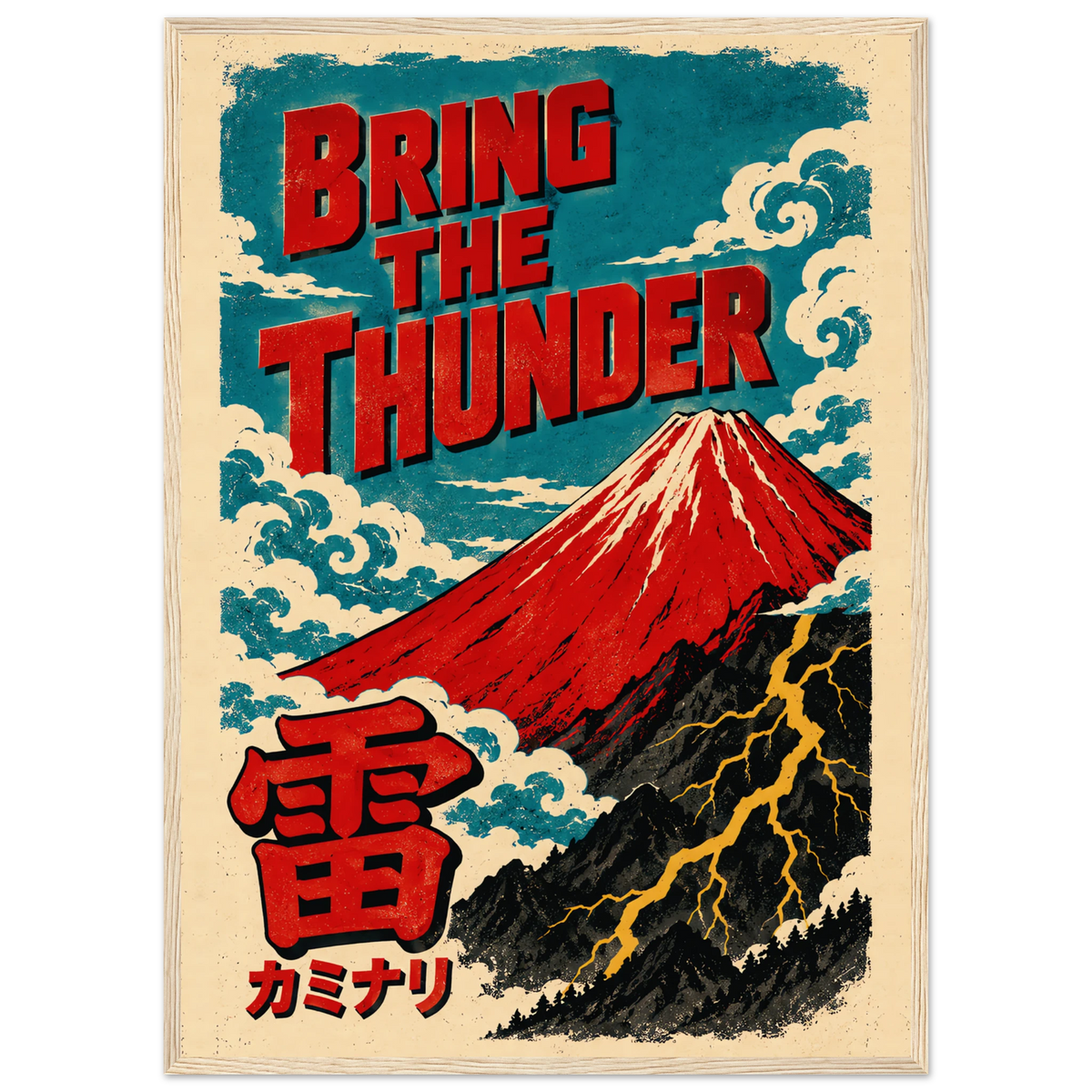 BRING THE THUNDER art print, image 1