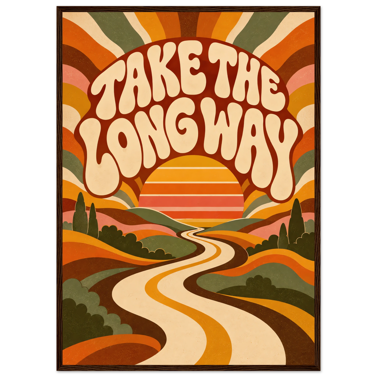 TAKE THE LONG WAY art print, image 1