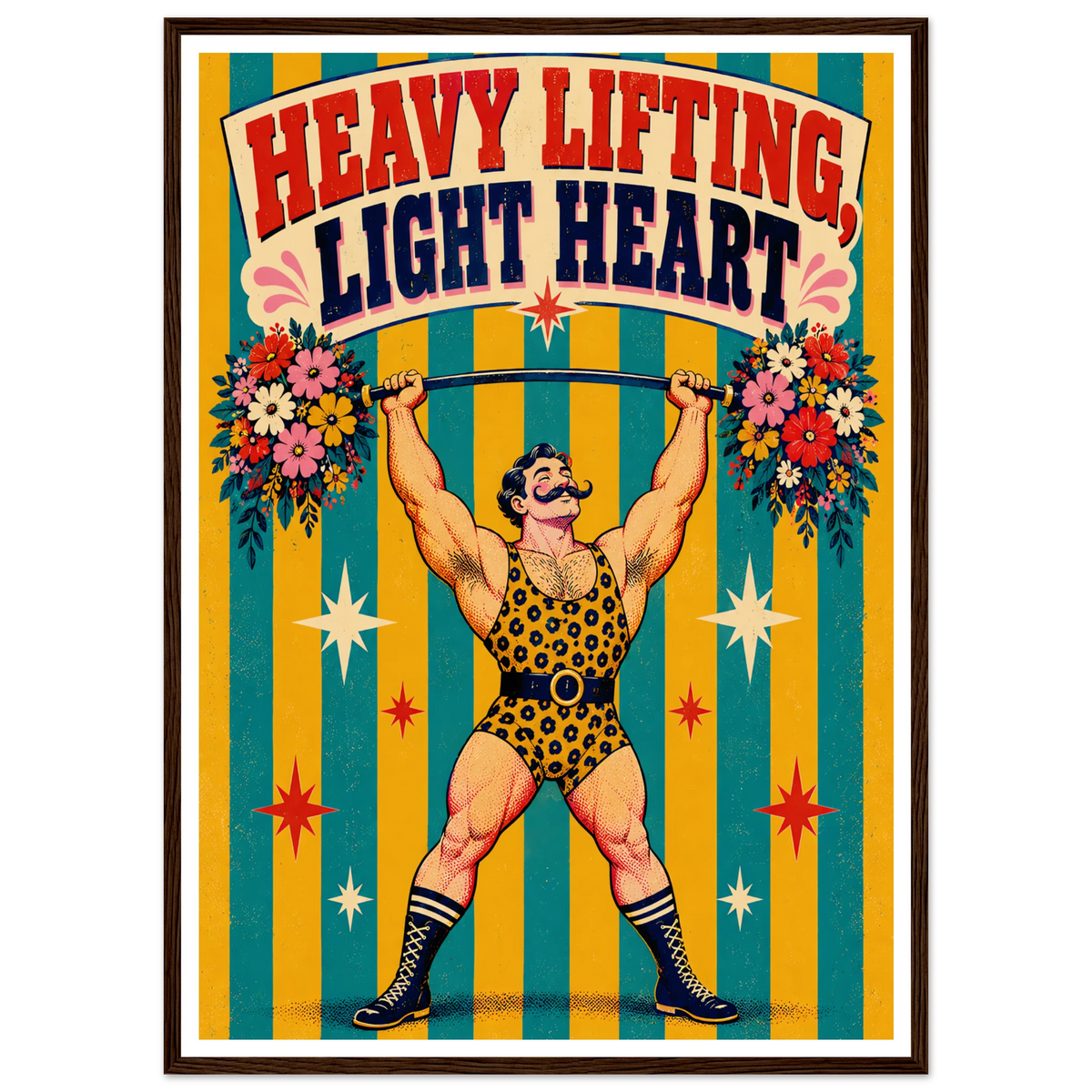 HEAVY LIFTING, LIGHT HEART art print, image 1