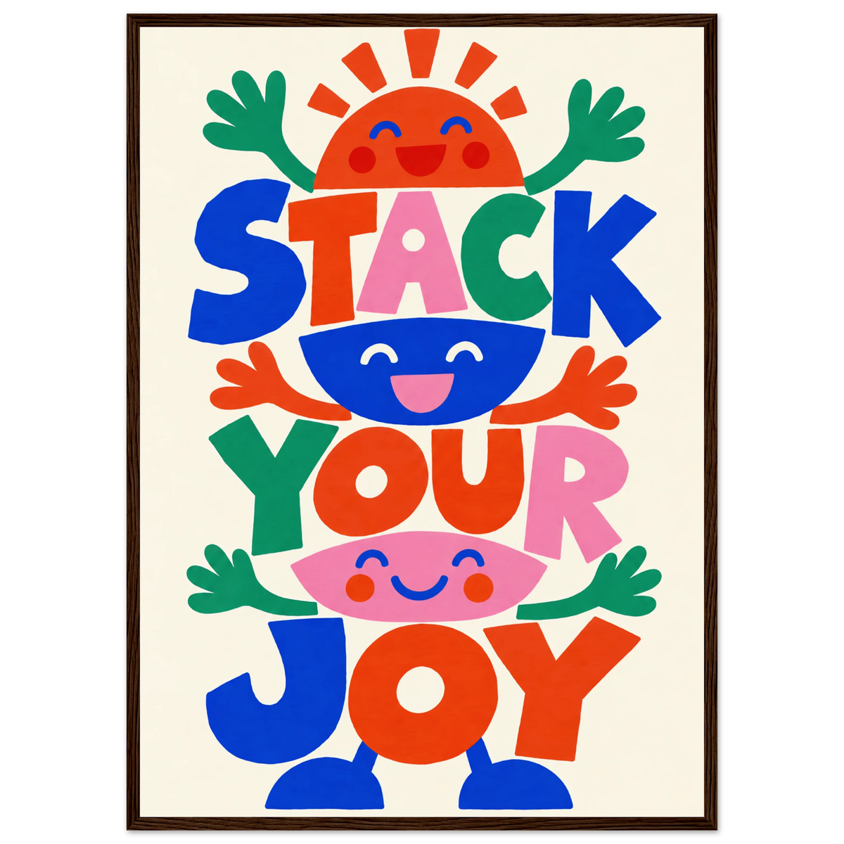 STACK YOUR JOY art print, image 1