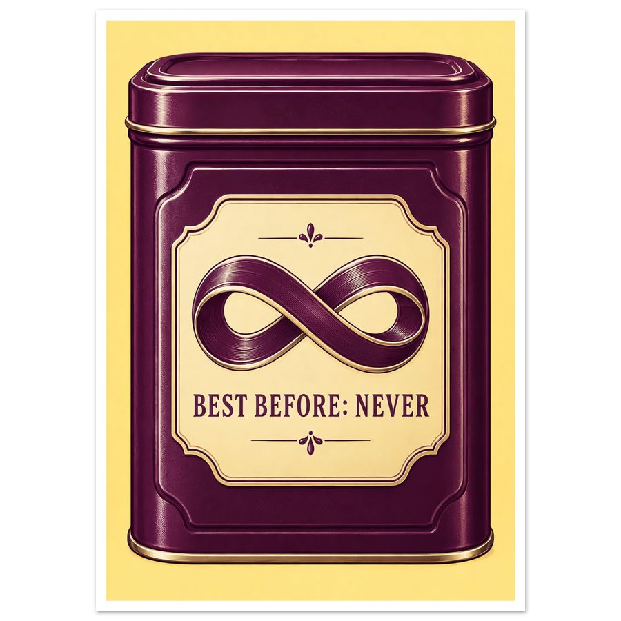 BEST BEFORE: NEVER, print only